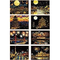 自作絵　プローチダ島の夜の風景 夕暮れの静かな輝き 81F0bPFAX+L._AC_UL210_SR210,